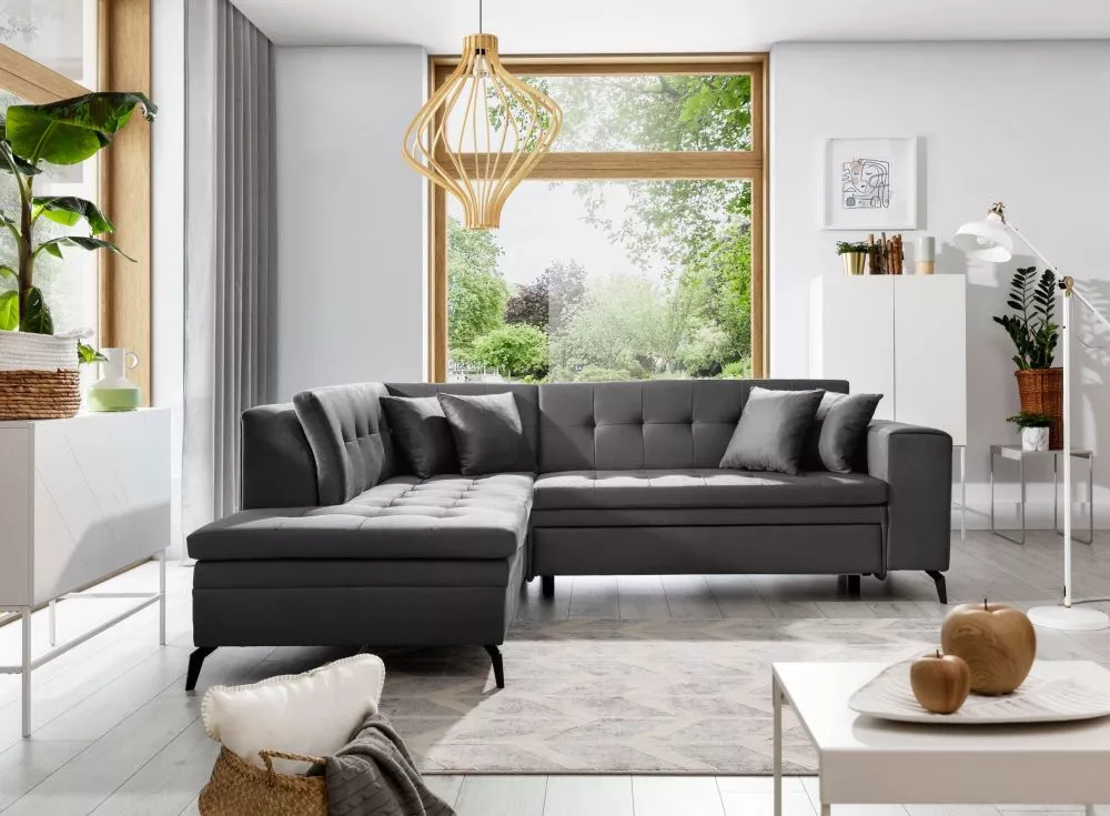 Dīvāns Lanvin Premium Standard · Tumši brūns · 210 × 260 × 93 cm