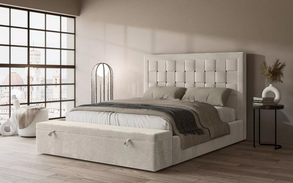 Gulta Tessa Comfort Standard ar stelāžu Guļamvietas platums: 180 cm, Guļamvietas garums: 200 cm, stelāžas tips: metāla, 