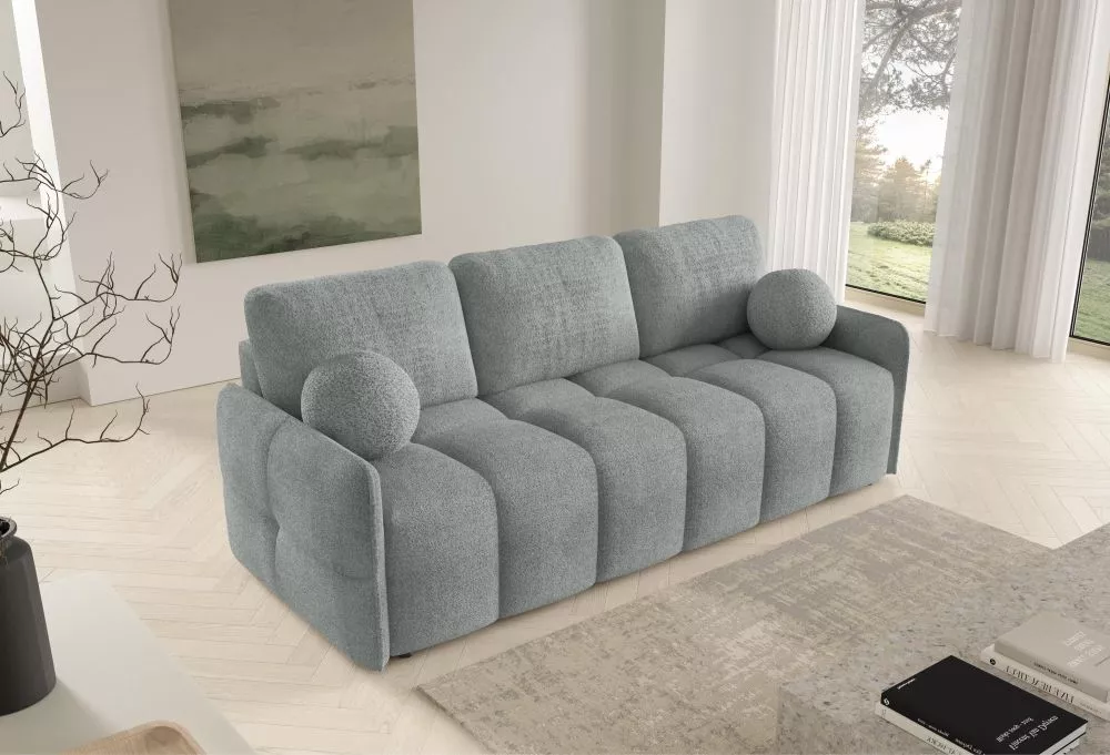 Dīvāns Emilie Premium standard · Pelēks · 90 × 212 × 95 cm