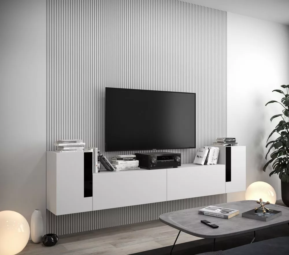 Sekcija New Concept C89 · Balts · 240 × 35 × 60 cm