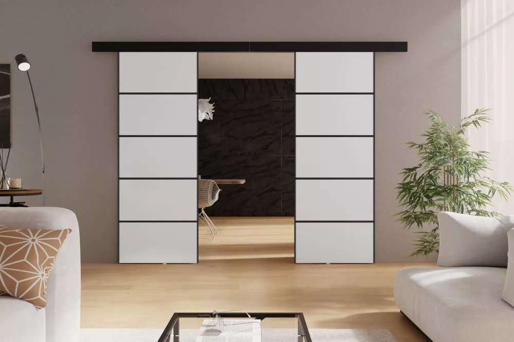Bīdāmās durvis Marti Plus Duo · Balts · 172 × 205 cm