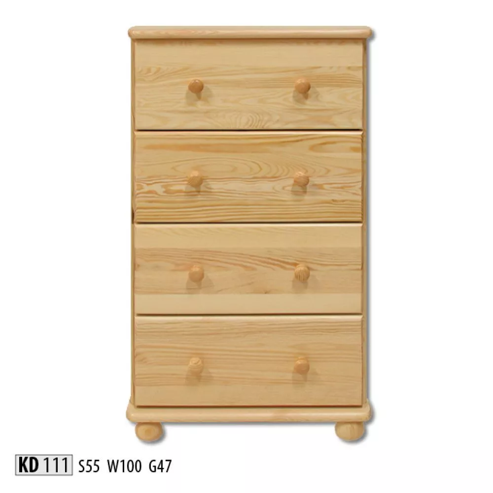 Kumode KD 111 · Priede · 55 × 47 × 100 cm