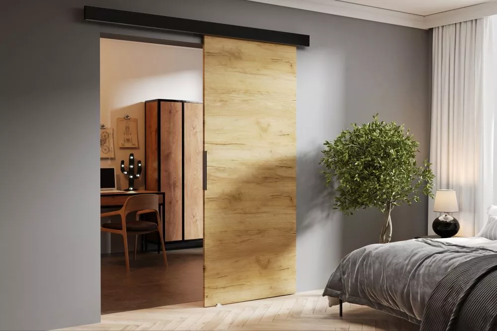 Bīdāmās durvis Malibu Classic · Ozols craft zelts · 66 × 205 cm