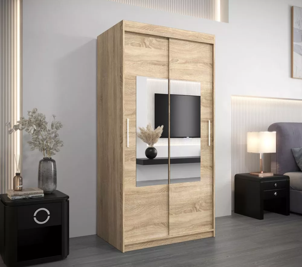 Skapis Torino · Sonoma · 100 × 62 × 200 cm