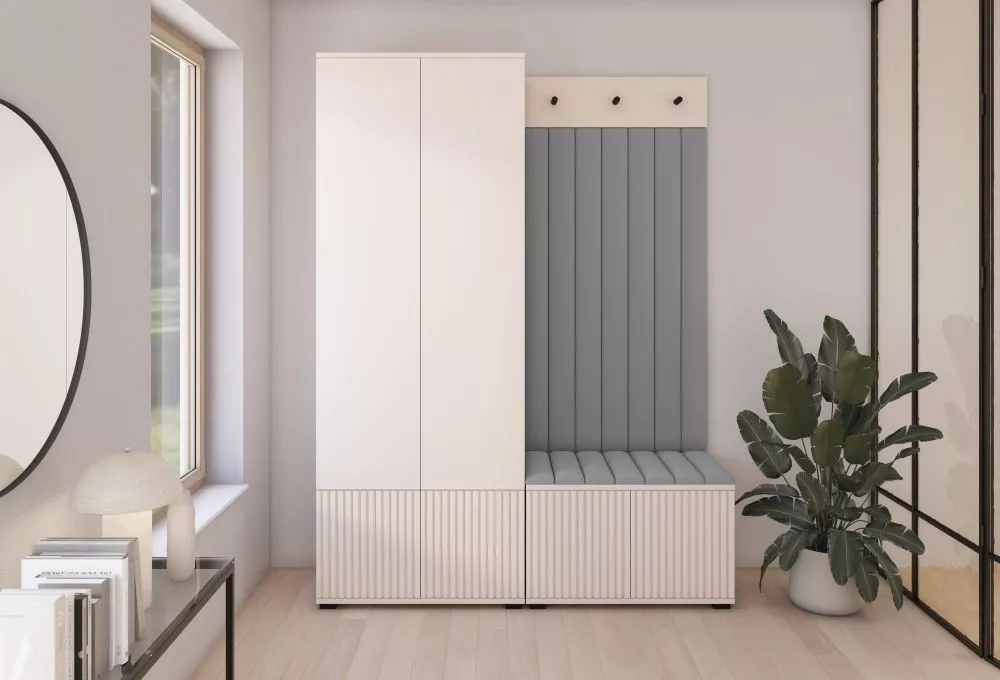 Apavu plaukts Rayo 1 Trinity Korpusa krāsa: kašmīra, · 140 × 185 × 40 cm