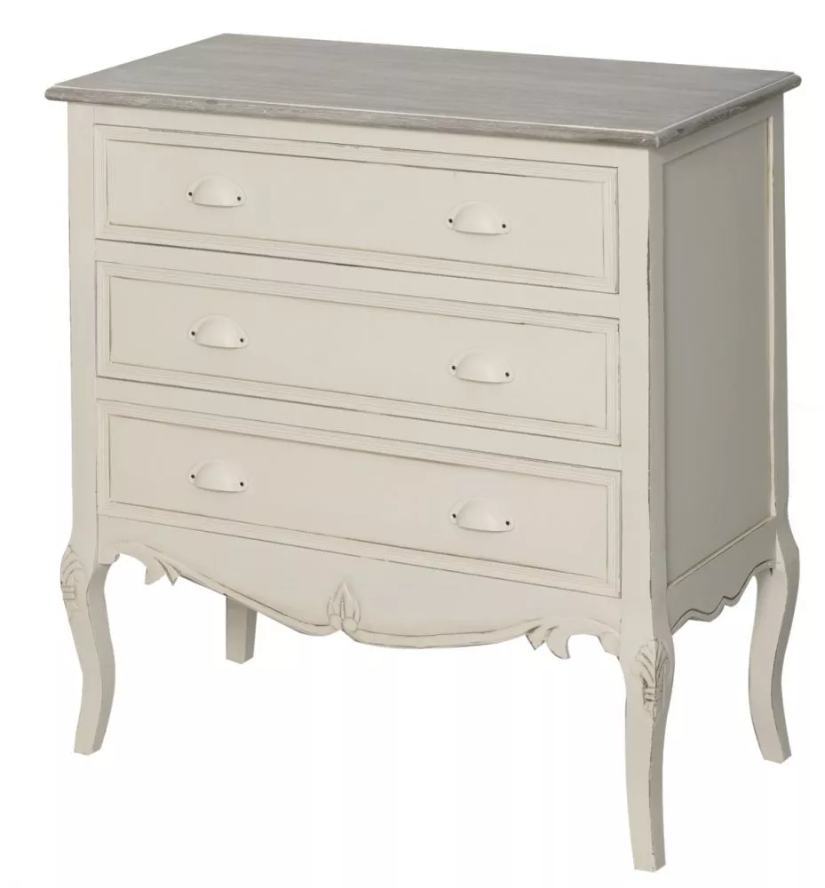 Kumode Rimini RI023 · Krēma · 80 × 40 × 80 cm