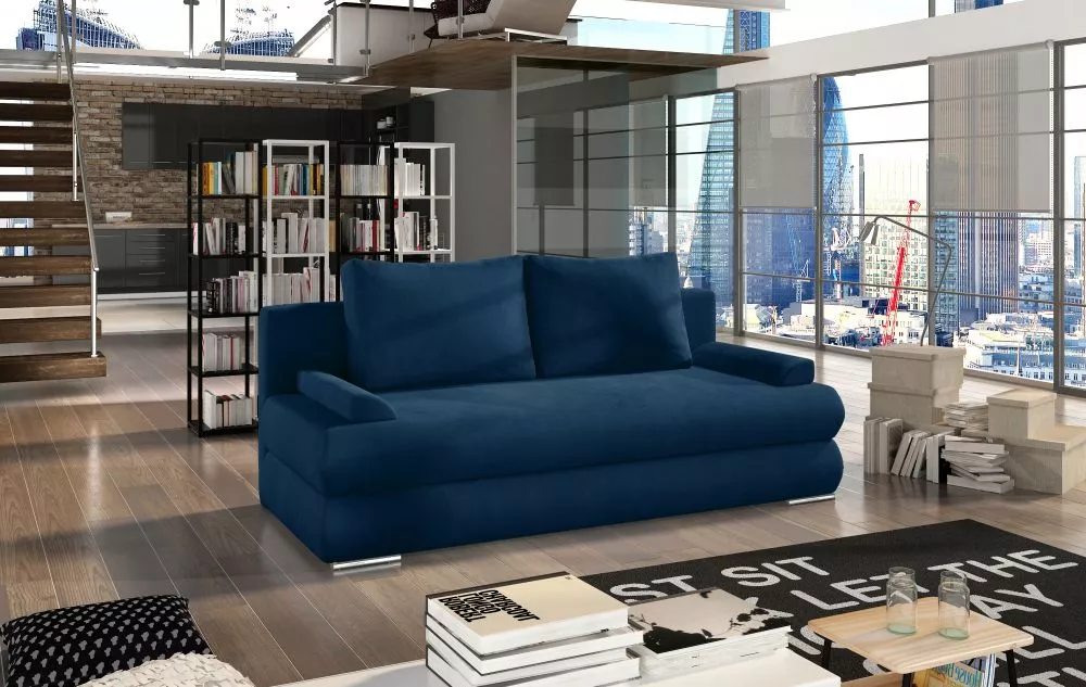 Dīvāns Milo Premium standard · Zils · 95 × 213 × 90 cm