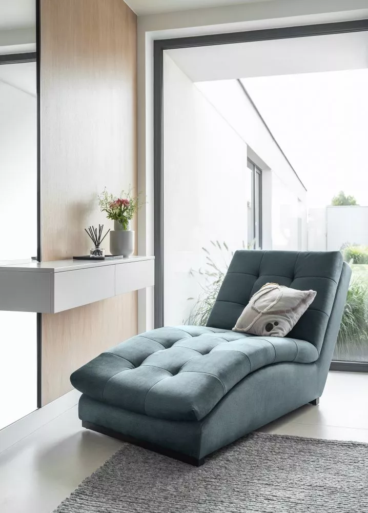 Mīksts krēsls Doro Comfort Standard Sēdvietas dziļums: 116 cm, · Zils · 85 × 170 × 95 cm