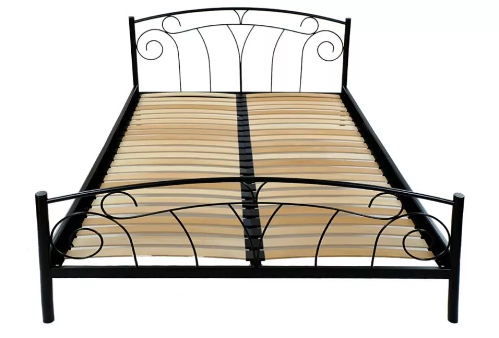 Gulta Wanda ar stelāžu Guļamvietas platums: 140 cm, Guļamvietas garums: 200 cm, · Melns · 147 × 206 × 89 cm