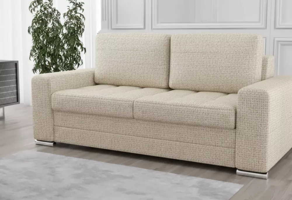 Dīvāns Verona 3 Sofa Standard · Gaiši bēšs · 100 × 187 × 82 cm