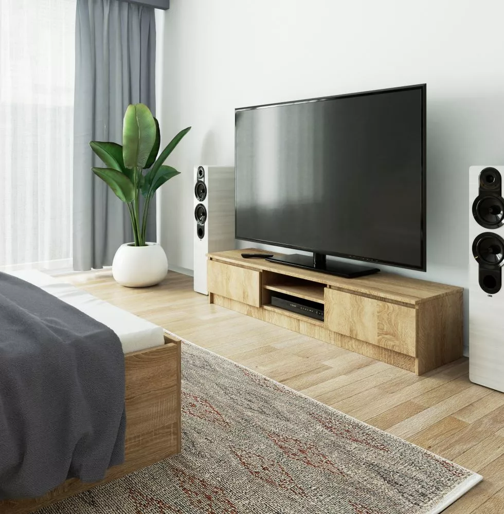 TV tumba RTV 2D1P Long · 160 × 40 × 33 cm