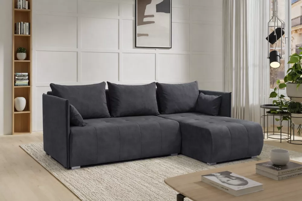 Dīvāns Iwona Corner Standard · Pelēks · 144 × 218 × 73 cm