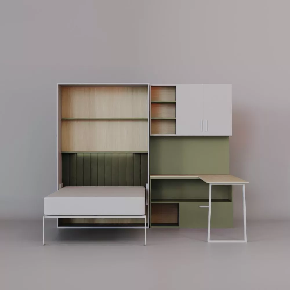 Bērnu gulta Lumio flexi B Guļamvietas platums: 120 cm, Guļamvietas garums: 200 cm, · 254 × 137 × 208.4 cm