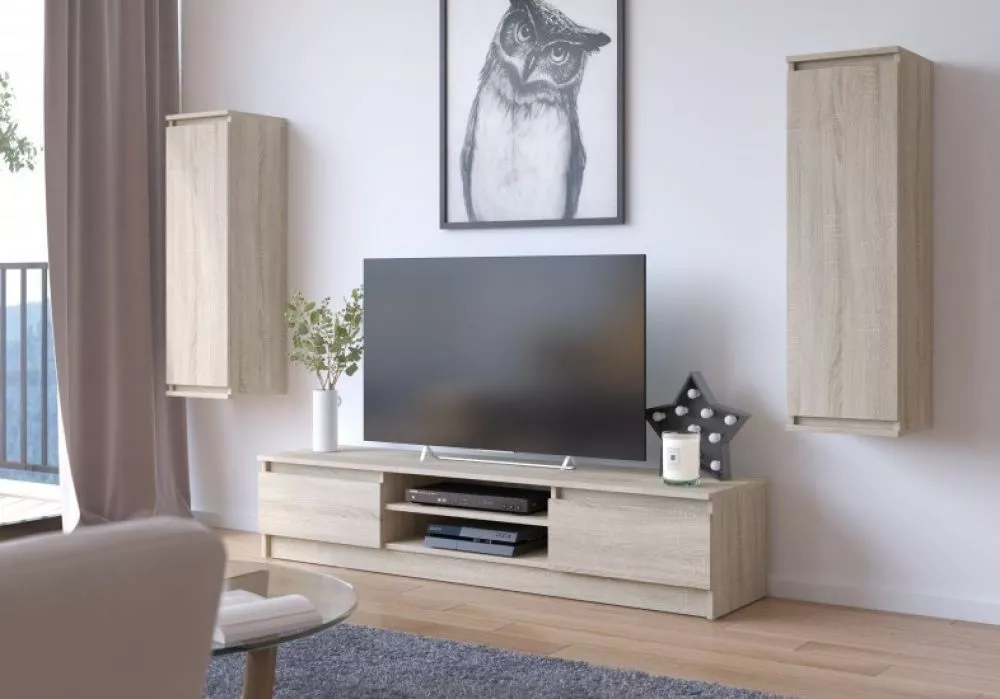 Sekcija W30 CLP RTV160 · Ozols sonoma · 160 × 40 × 99 cm