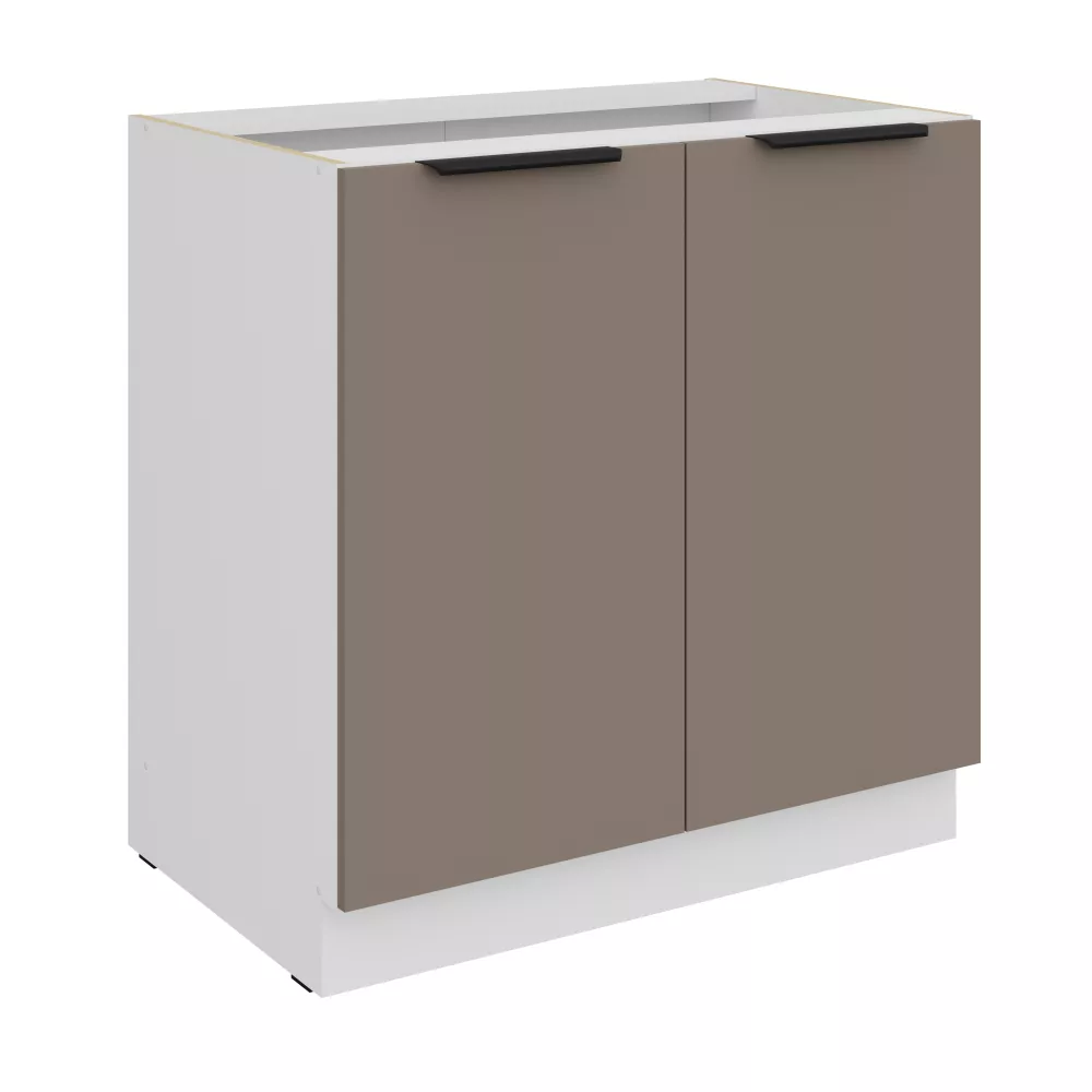 Virtuves skapis Aria Sandgrau 80 D 2F BB