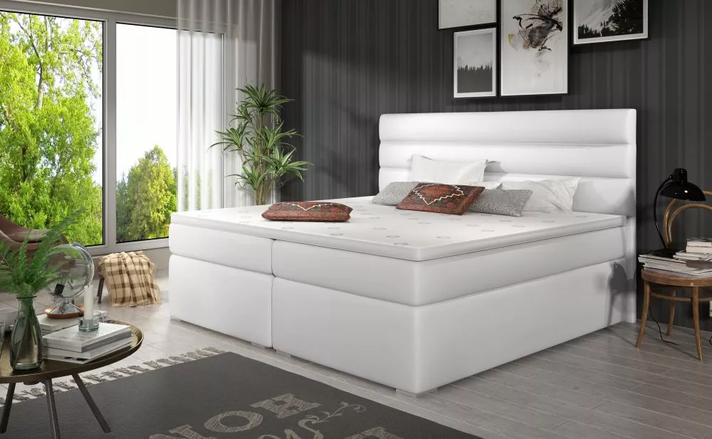 Gulta Softy Standard Guļamvietas platums: 160 cm, Guļamvietas garums: 200 cm, · Balts · 162 × 207 × 122 cm