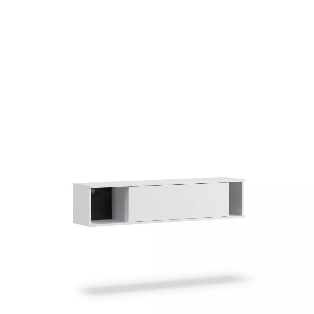 Plaukts Querty QT-06 · Balts · 135 × 30 × 30 cm