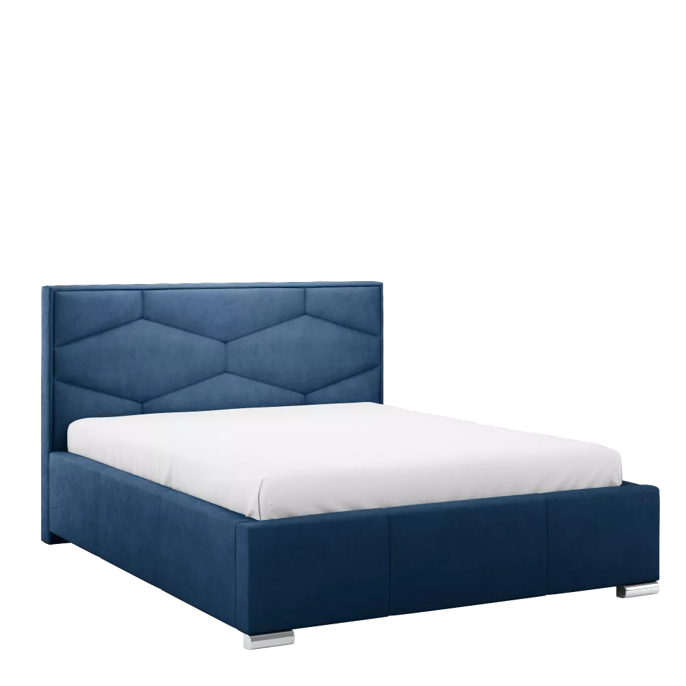 Gulta Visotto Standard ar stelāžu Guļamvietas platums: 160 cm, Guļamvietas garums: 200 cm, stelāžas tips: metāla, · Tumš