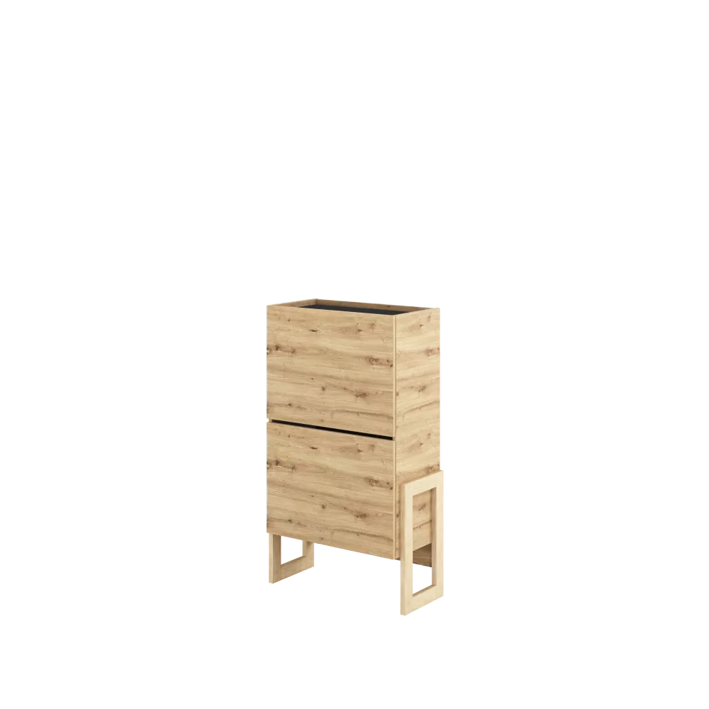 Apavu plaukts Noko NO-03/5 · Ozols artisan · 60 × 105 × 31 cm