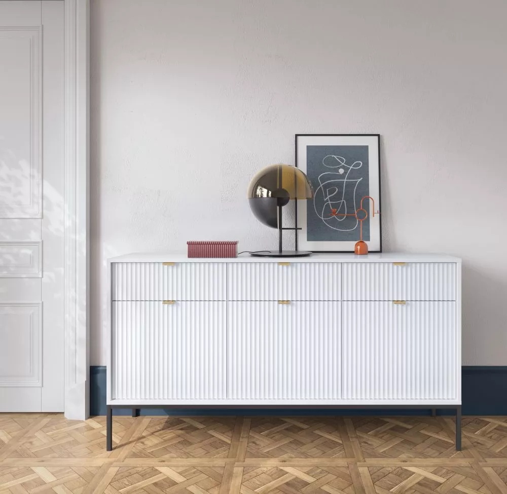 Kumode Nova KSZ-154 · Balts · 154 × 39 × 83 cm