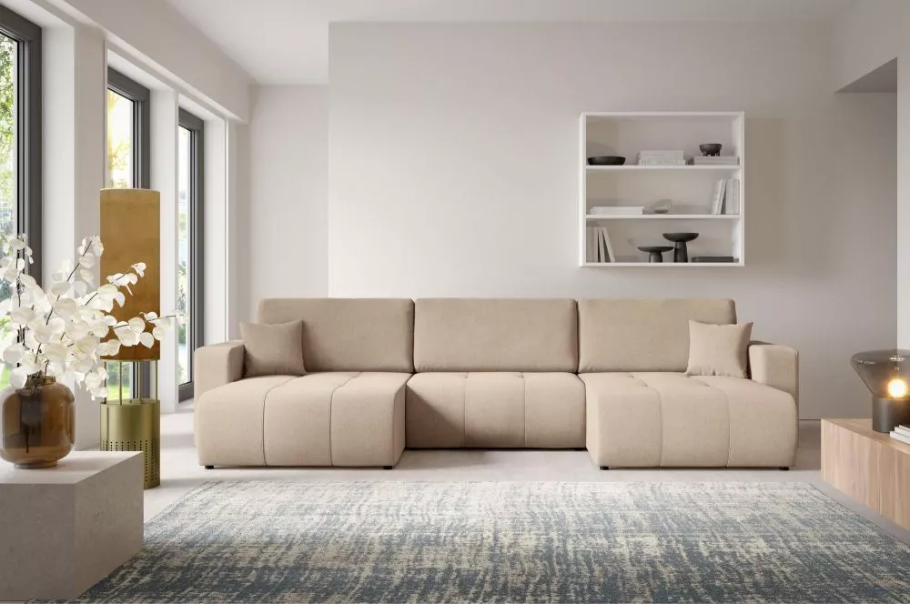 Dīvāns Wind U Standard · Bēšs · 149 × 344 × 82 cm