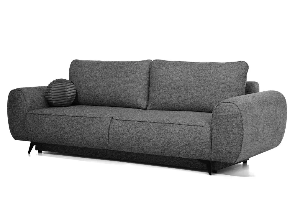 Dīvāns Vince Standard · Tumši pelēks · 99 × 256 × 90 cm