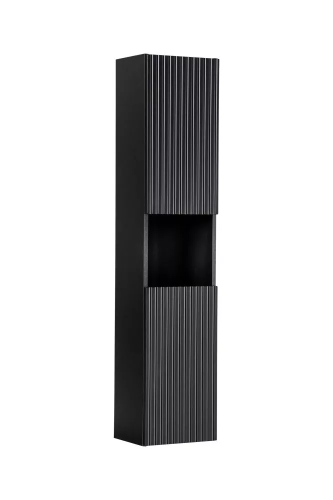 Vannas istabas skapītis Nova 80 · Melns · 30 × 140 × 30 cm