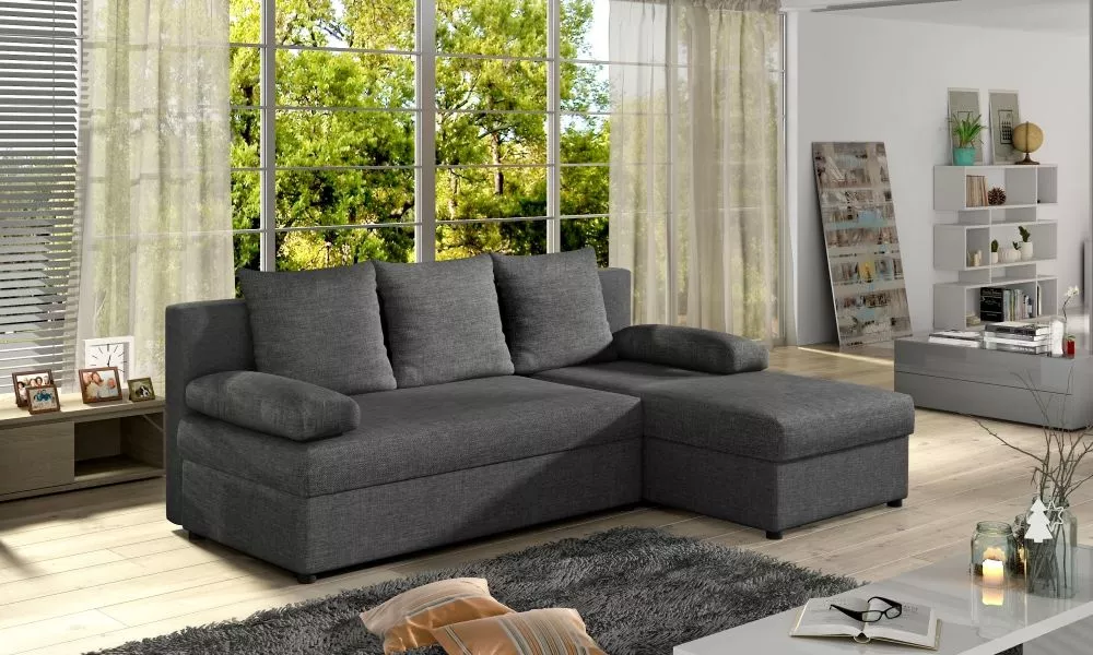 Dīvāns Pono Classic standard · Pelēks · 142 × 205 × 85 cm