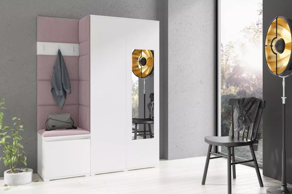 Apavu plaukts Emi 11 Trinity Korpusa krāsa: balts, · 140 × 185 × 40 cm