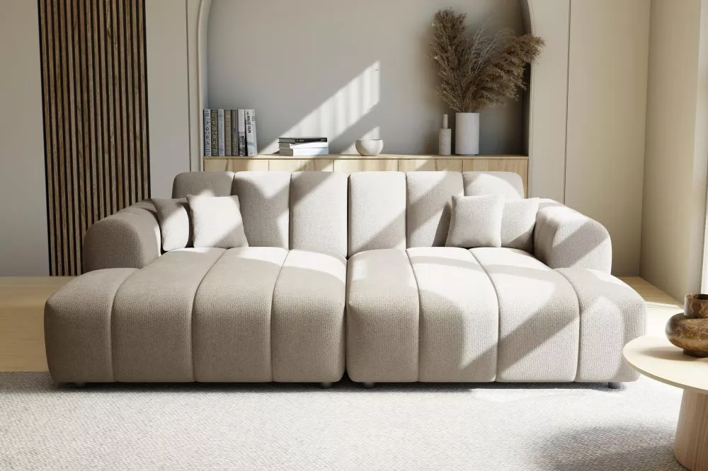 Dīvāns Ray Bigsofa Standard · Gaiši pelēks · 160 × 240 × 72 cm