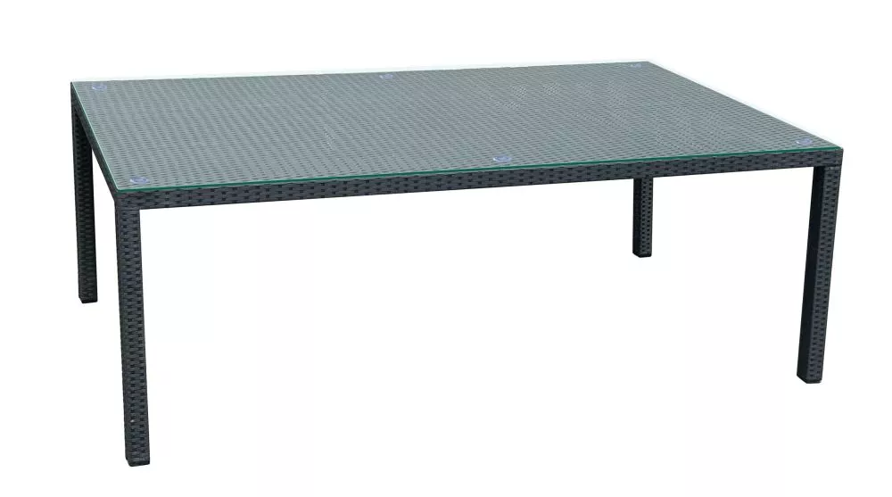 Dārza galds Bello Giardino 200x100 · Melns · 100 × 200 × 74 cm