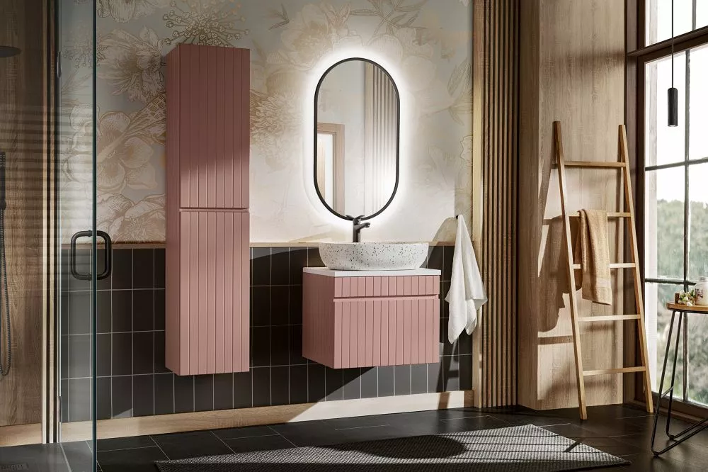 Vannas istabas komplekts Iconic Rose 1 ar LED · 160 × 46 cm