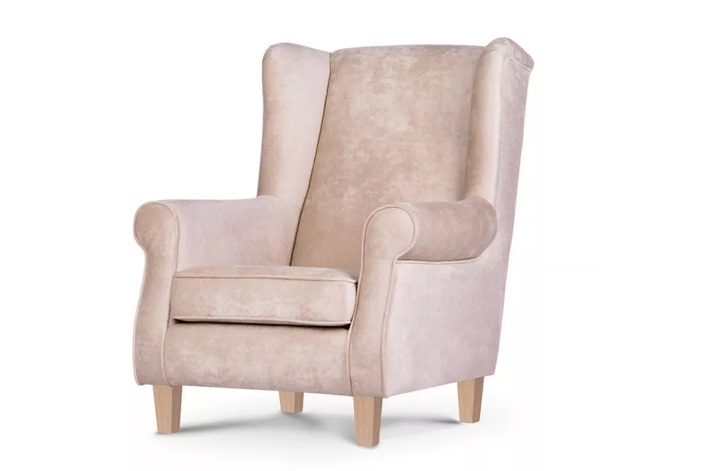 Mīksts krēsls Miles Beech Standard Sēdvietas dziļums: 56 cm, · Bēšs · 82 × 97 × 105 cm