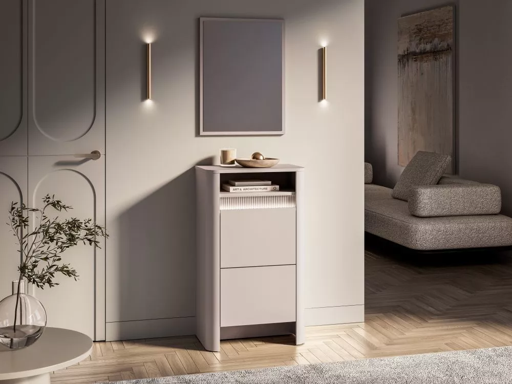 Kumode Crupet 02 ar LED · Kašmira · 55 × 34 × 94 cm