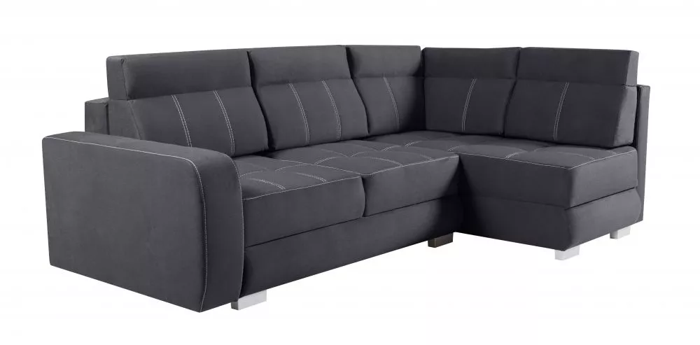 Dīvāns Comfortis Premium standard · Grafīts · 162 × 248 × 92 cm