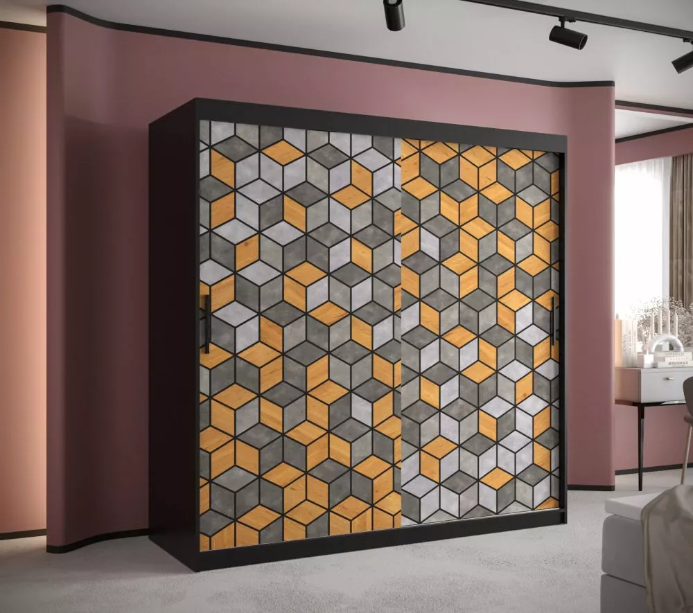 Skapis Lizbona Modern 1 · 180 × 62 × 200 cm