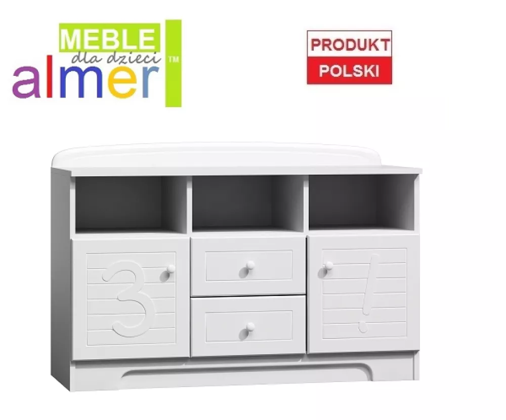 Kumode School 13 · Balts · 120 × 47 × 82 cm