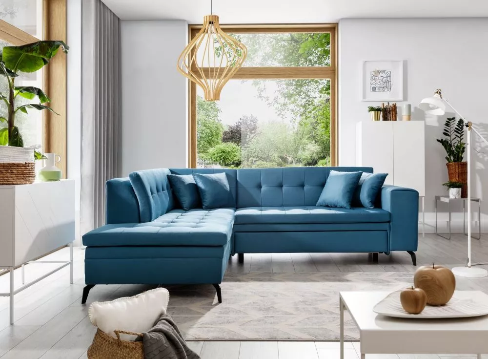 Dīvāns Lanvin Premium Standard · Zila · 210 × 260 × 93 cm