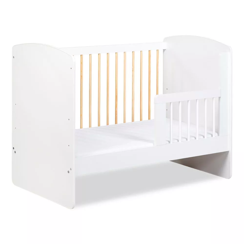 Bērnu gulta Karolina Premium 60x120 ar stelāžu Guļamvietas platums: 60 cm, Guļamvietas garums: 120 cm, · 68 × 123 × 93 c