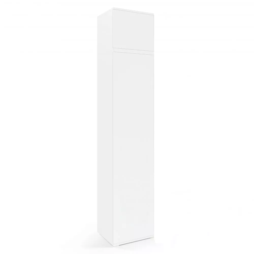 Skapis Ava 45 Premium · Balts · 45 × 40 × 225 cm