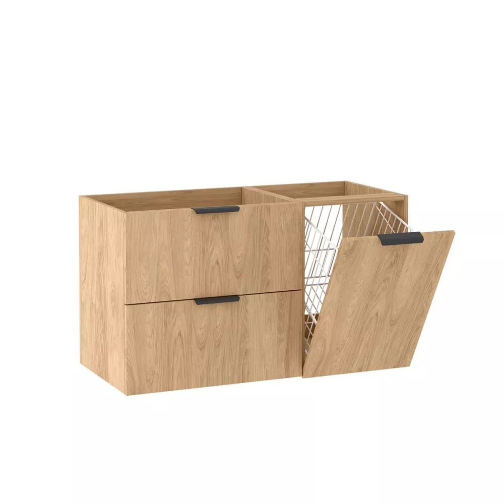 Vannas istabas komplekts Luna 100 Set · Ozols hikora · 57 × 100 × 45.8 cm