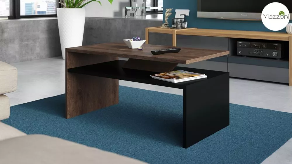 Žurnālgalds Prima Modern Korpusa krāsa: tumšais ozols, · 90 × 50 × 45 cm