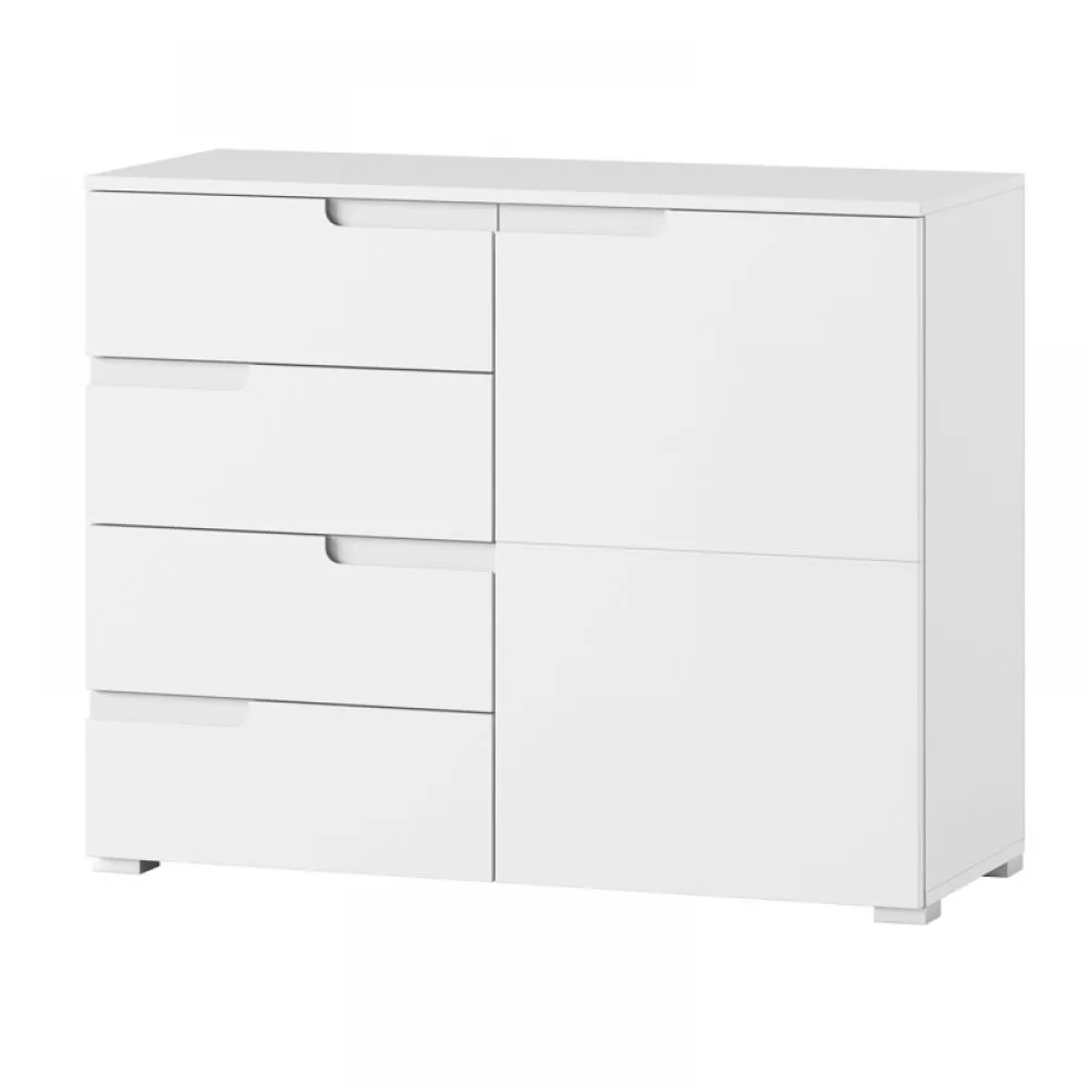 Kumode Selene 5 · Balts · 100 × 40 × 80 cm