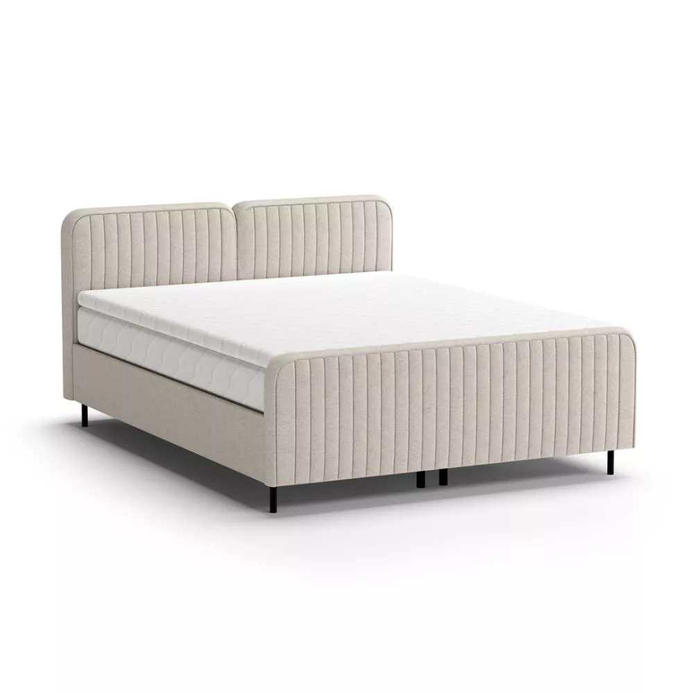 Gulta Lamello standard ar matraci Guļamvietas platums: 160 cm, Guļamvietas garums: 200 cm, stelāžas tips: metāla, · Bēšs