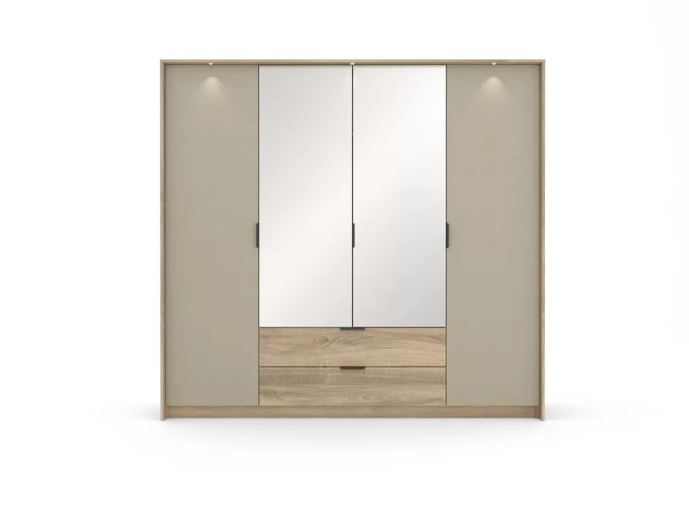 Skapis Letto A/B ar LED · 223 × 59 × 210 cm