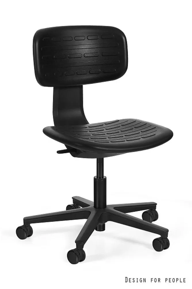 Datorkrēsls Robin Korpusa krāsa: melns, Elementu krāsa: melns, Sēdvietas platums: 42.5 cm, · 45.5 × 63 × 76 cm