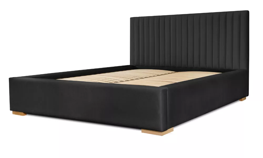 Gulta Vegas 01 Monolith Standard ar stelāžu Guļamvietas platums: 140 cm, Guļamvietas garums: 200 cm, stelāžas tips: koka