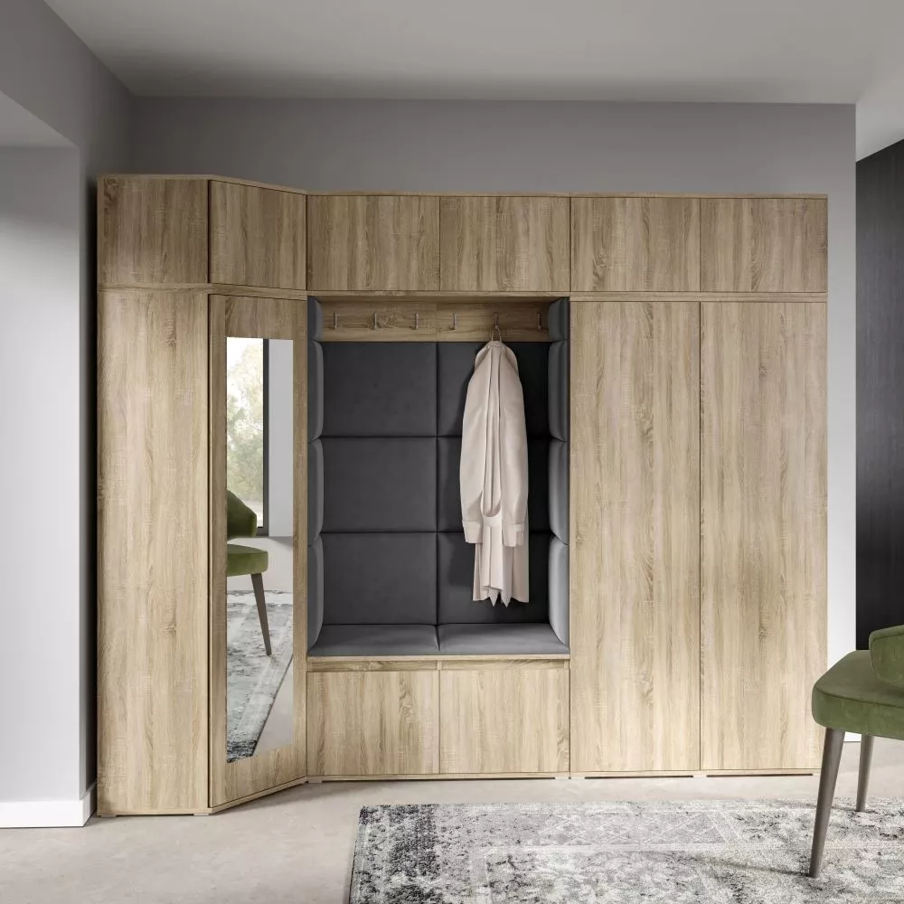 Apavu plaukts Emi 39 Trinity Korpusa krāsa: sonoma, · 260 × 225 × 70 cm