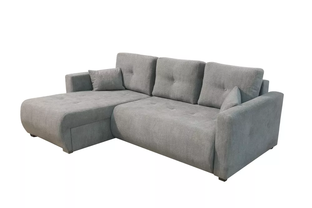 Dīvāns Carmen Corner Standard · Pelēks · 152 × 236 × 65 cm