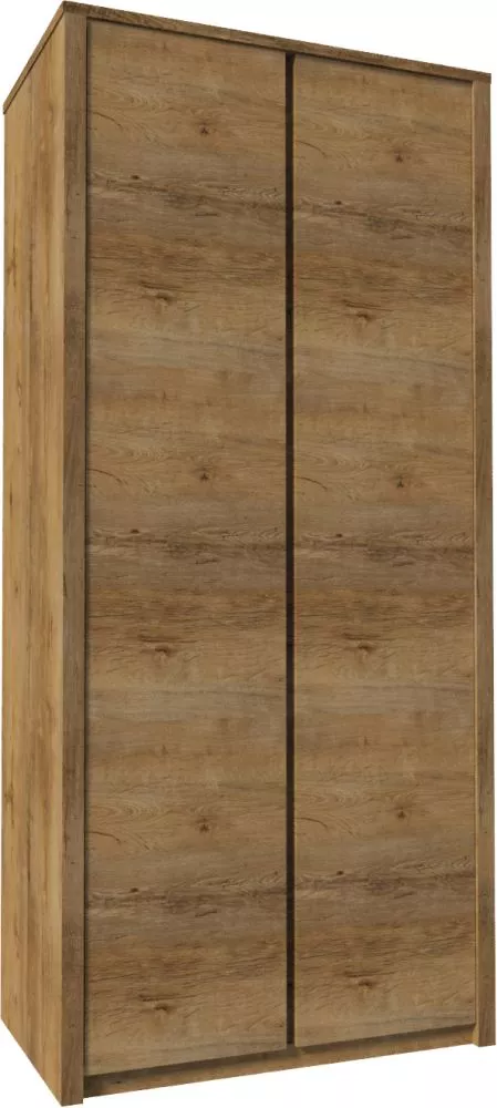 Skapis Montana S2D · Ozols lefkas · 90 × 53 × 197 cm